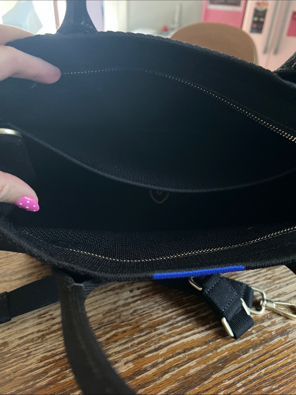 Rothy’s The Handbag Black - Picture 2 of 4